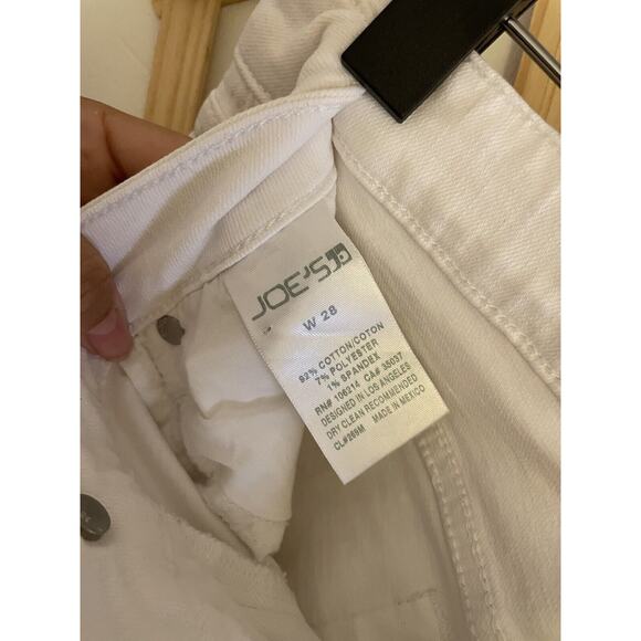 Joe's Jeans Women's 28 Capri White Annie Denim Mid-Rise Cropped Cotton - Picture 4 of 10